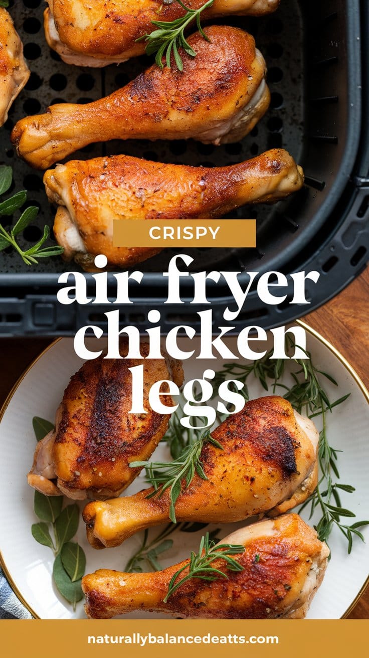 Crispy Air Fryer Chicken Legs Recipe