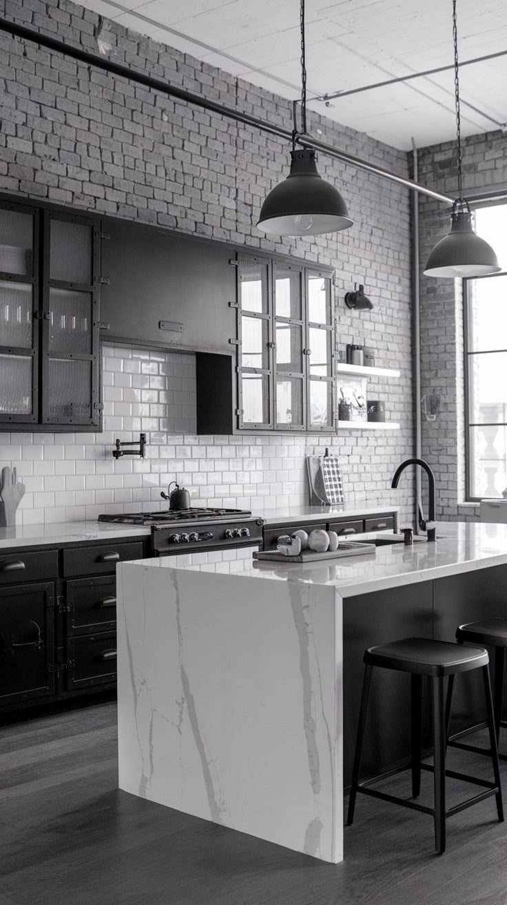 12 Stunning Black and White Kitchen Ideas to Transform Your Space ...