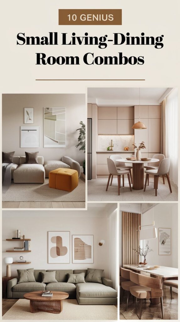 10 Genius Small Living & Dining Room Combos for a Stylish Layout ...