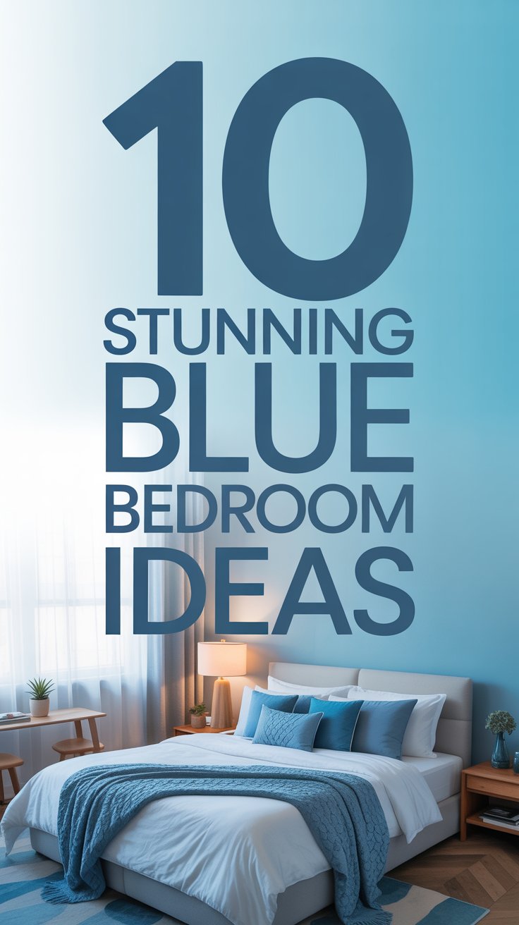 10 Stunning Blue Bedroom Ideas for a Calming Retreat