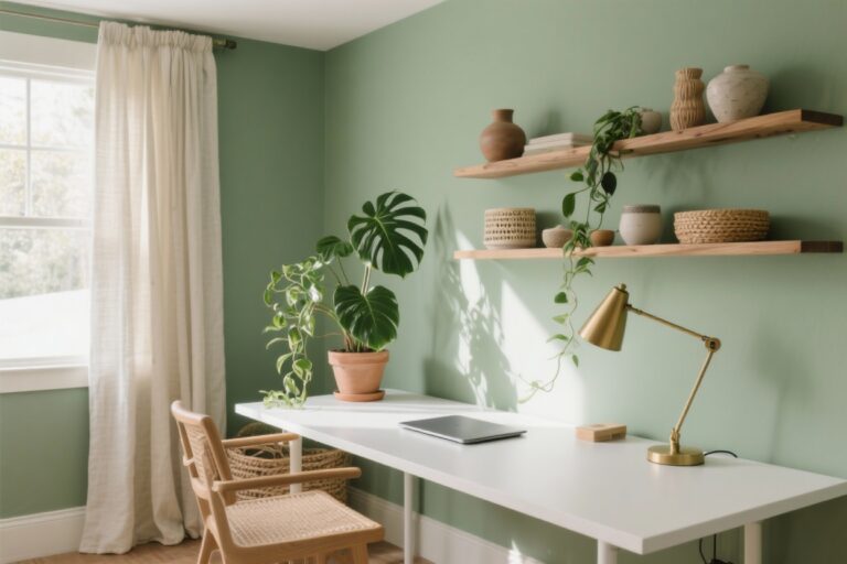 5 Green Office Aesthetic Ideas You’ll Want to Work in All Day