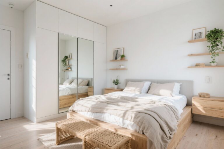 5 Small Bedroom Ideas With Wardrobe That Feel Luxe and Look Larger