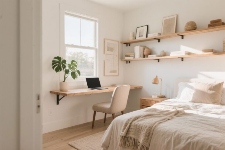 5 Small Bedroom Office Ideas That Max Out Style and Productivity