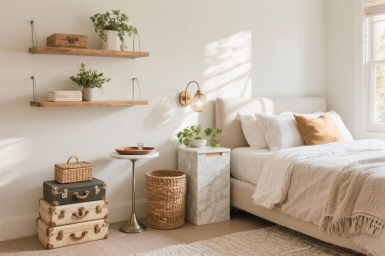 5 Small Bedroom Side Table Ideas That Maximize Style and Space