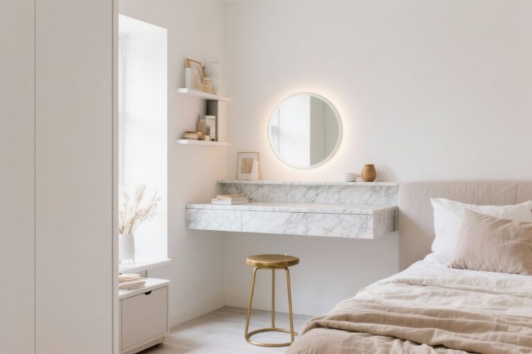 5 Small Bedroom Vanity Ideas That Maximize Style and Space