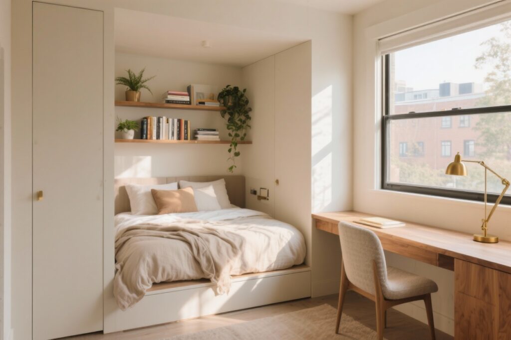 5 Small Bedroom With Study Table Ideas That Maximize Style and Space ...