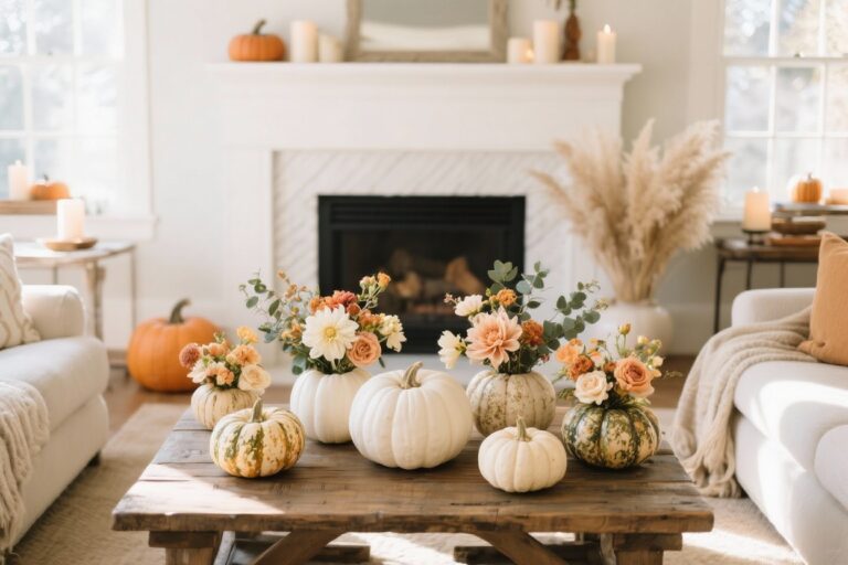 6 Pumpkin Floral Arrangements Diy Ideas That Instantly Cozy up Any Room