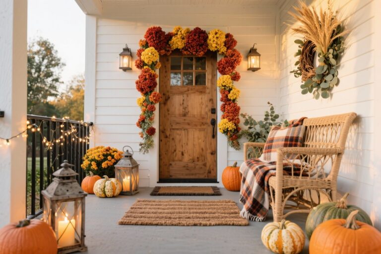 7 Fall Decor Ideas for the Porch That Feel Cozy Instantly