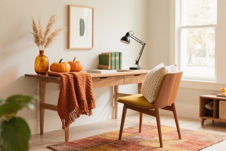 7 Fall Office Decor Work Ideas That Make Your Space Feel Cozy and Focused
