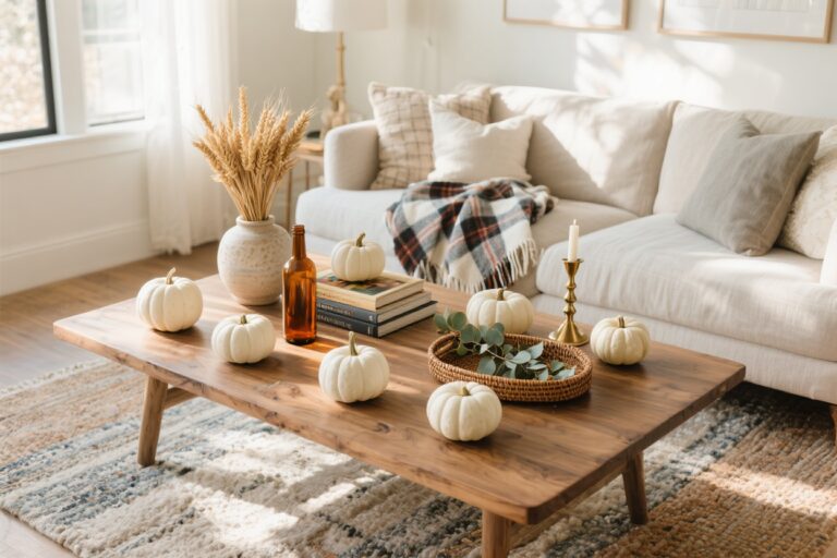 8 Coffee Table Fall Decor Ideas That Feel Cozy and Effortlessly Chic
