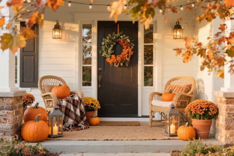 8 Fall Decor Ideas for the Home Porch That Neighbors Will Copy