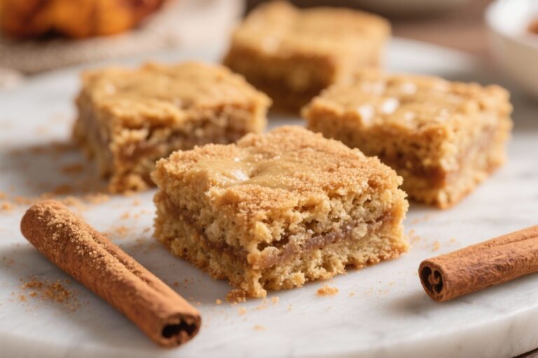 Easy Cinnamon Sugar Blondies – Sweet Fall Treat That Disappears Before They Cool