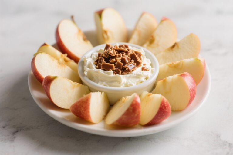 Stop Scrolling: This Apple Dip with Cream Cheese and Skor Is the 5-Minute Party Cheat Code You Need