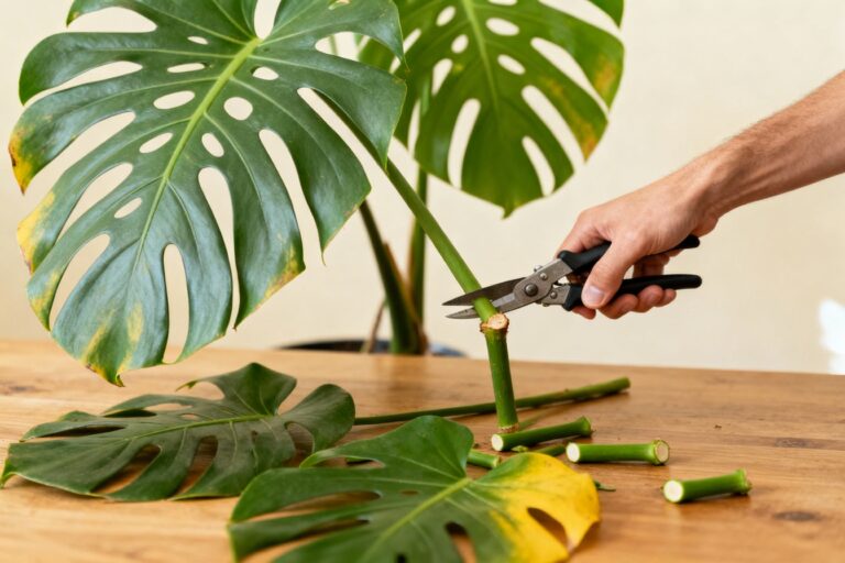 Pruning Your Monstera For A Lush Green Look