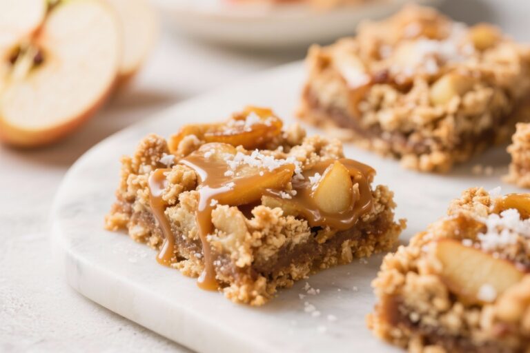 Salted Caramel Apple Crumble Bars – Irresistible Fall Dessert You’ll Hide From Your Family