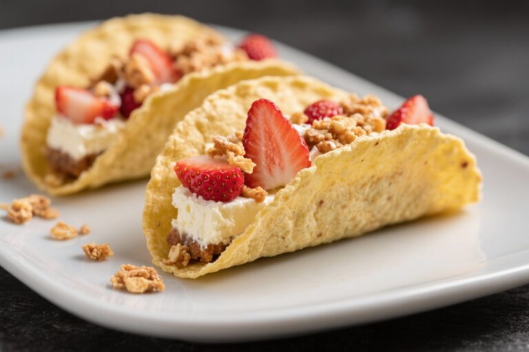 Strawberry Crunch Cheesecake Tacos: The Viral Dessert Mashup You’ll Regret Not Making Sooner