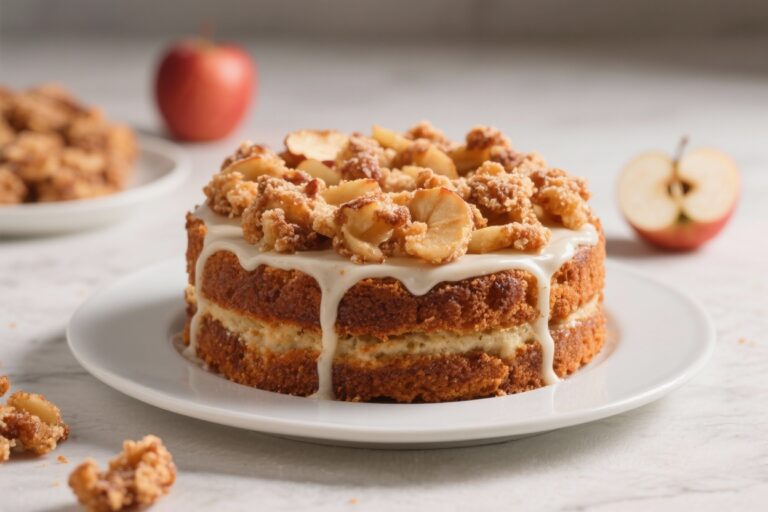 This Apple Fritter Cake Is the Cozy, Caramel-Glazed Flex Your Weekend Needs