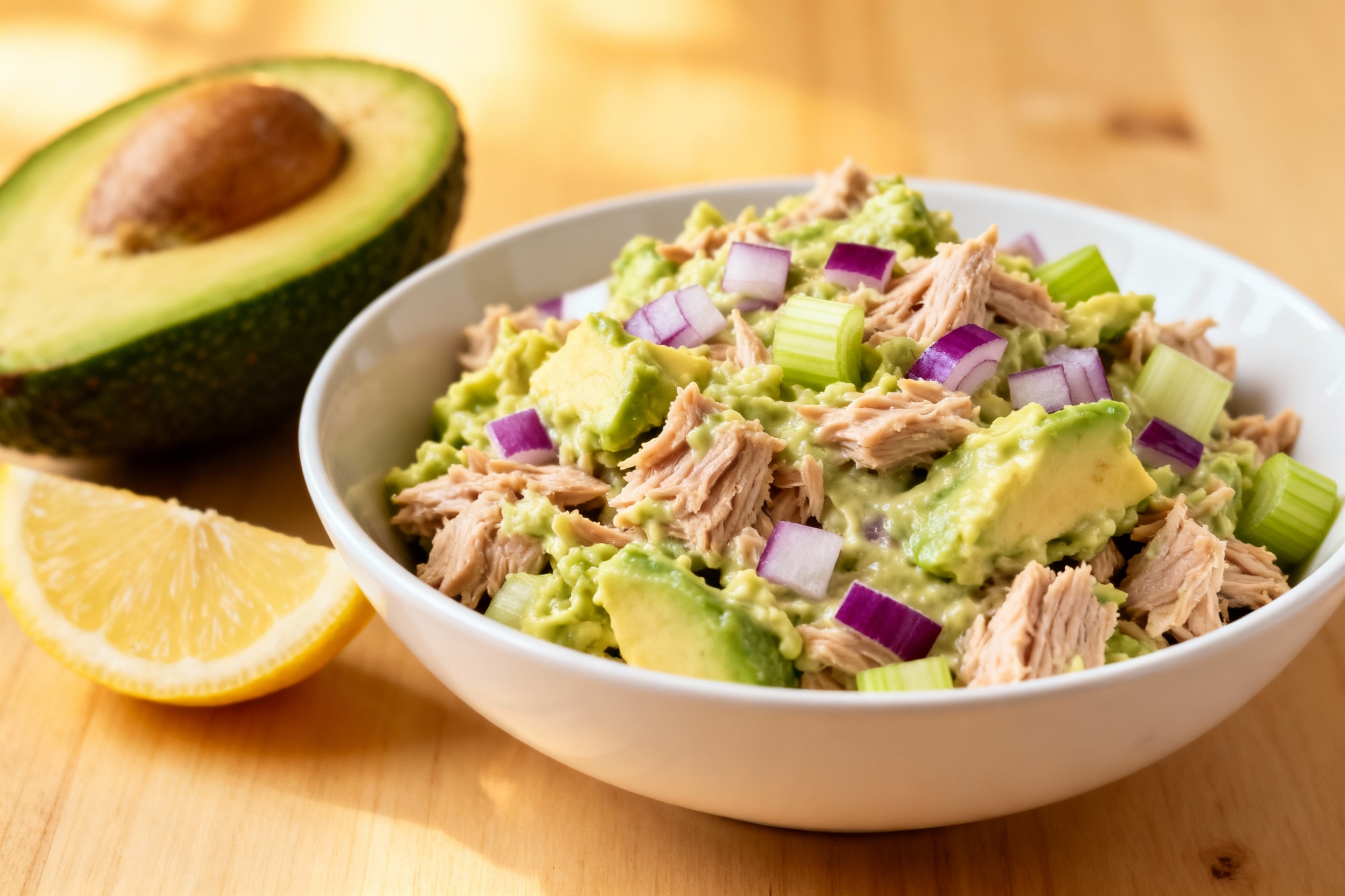 Creamy Avocado Tuna Salad