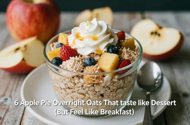 6 Apple Pie Overnight Oats That Taste Like Dessert (But Feel Like Breakfast)