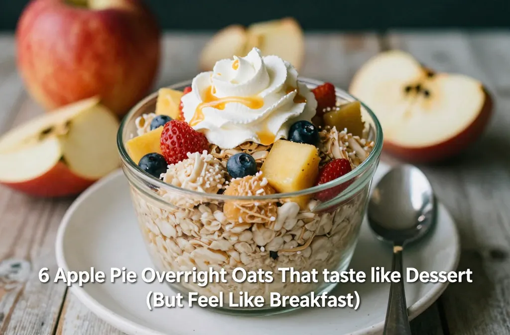 6 Apple Pie Overnight Oats That Taste Like Dessert (But Feel Like Breakfast)