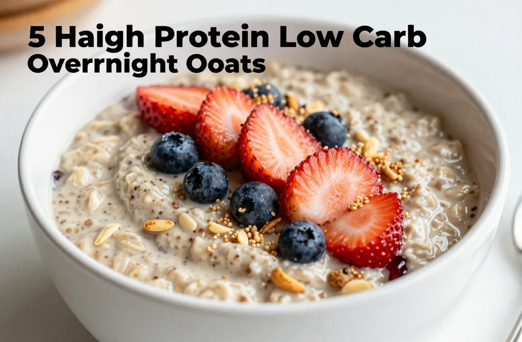 5 High Protein Low Carb Overnight Oats Recipes You’ll Crave Every Morning