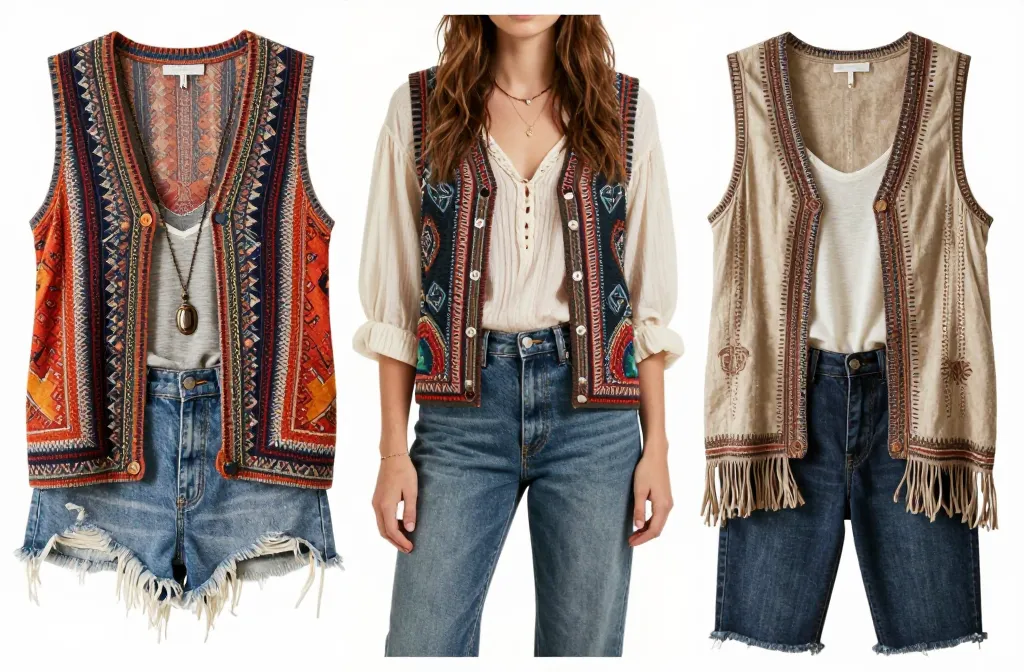 7 Boho Vest Outfit Ideas To Layer In Style That Feel Effortlessly Chic