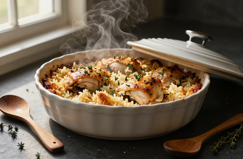 No-Peek Chicken and Rice That Practically Cooks Itself
