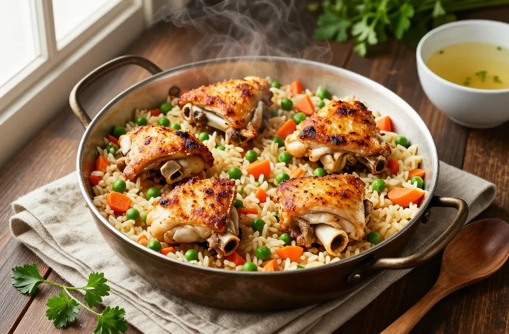 Easy One-Pan Chicken & Rice Casserole Weeknight Magic