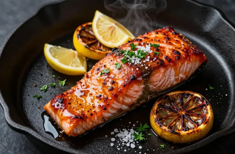 Savory Cajun Spiced Salmon with Sweet Honey Butter Glaze Tonight