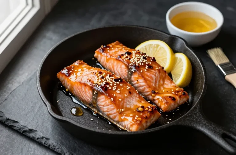 Weeknight Wow Crispy Honey Garlic Glazed Salmon Recipe