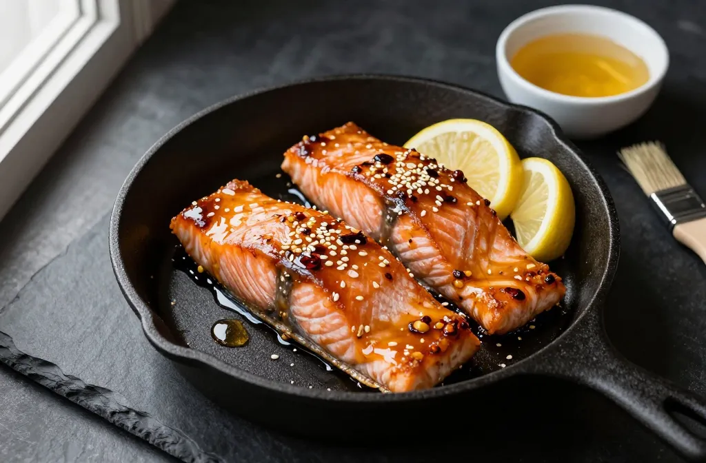 Weeknight Wow Crispy Honey Garlic Glazed Salmon Recipe