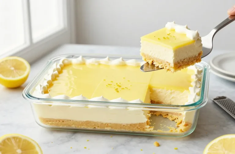 Lemon Lush Dessert That Vanishes at Every Party