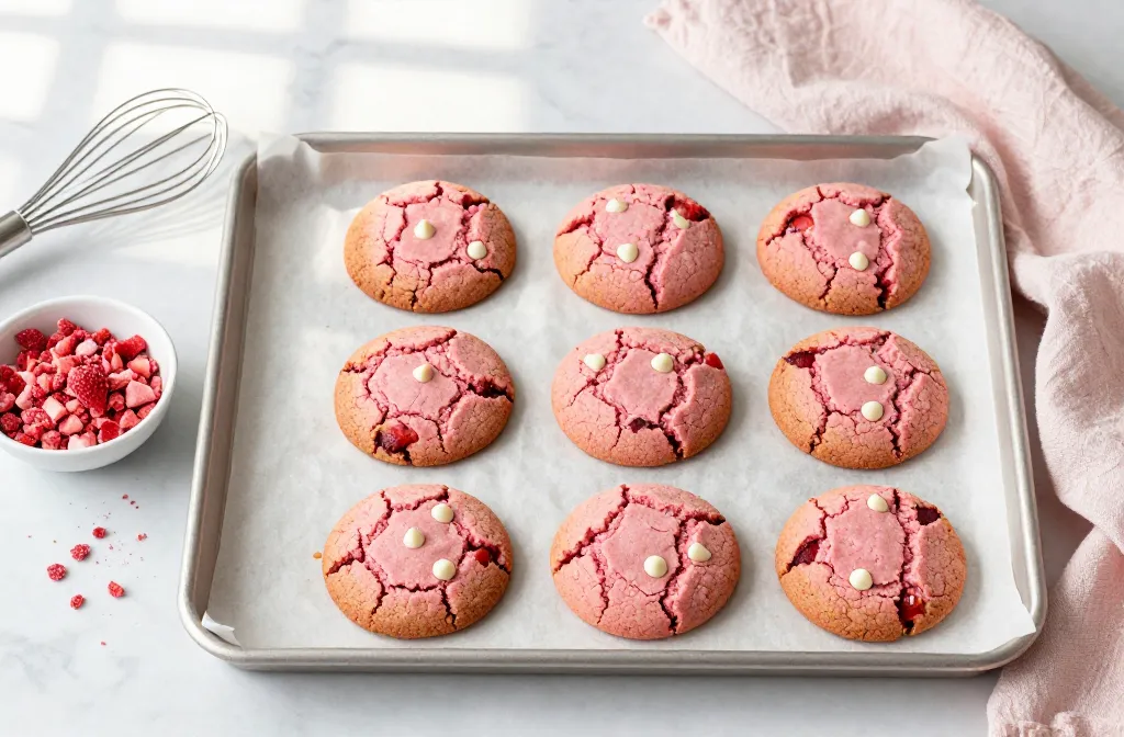 Strawberry Cake Mix Cookies That Taste Bakery Fresh