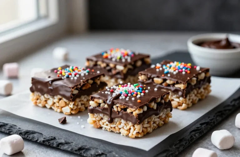 Irresistible Rice Krispie Treats Dipped in Chocolate