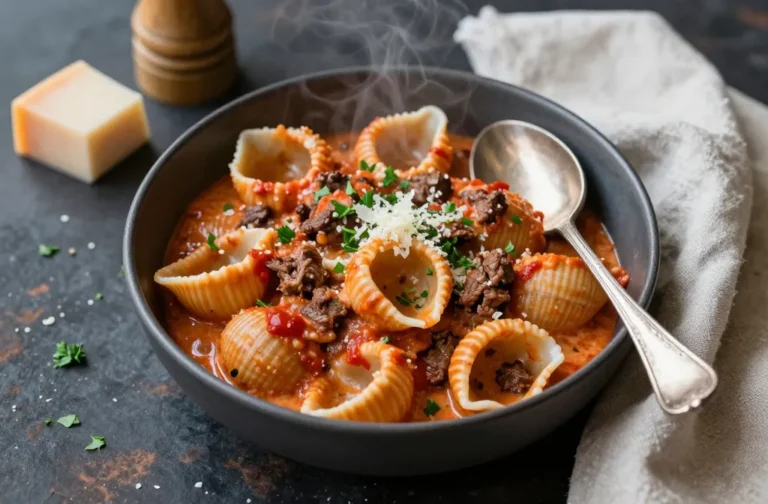 Creamy Beef and Shells That Vanish From the Bowl