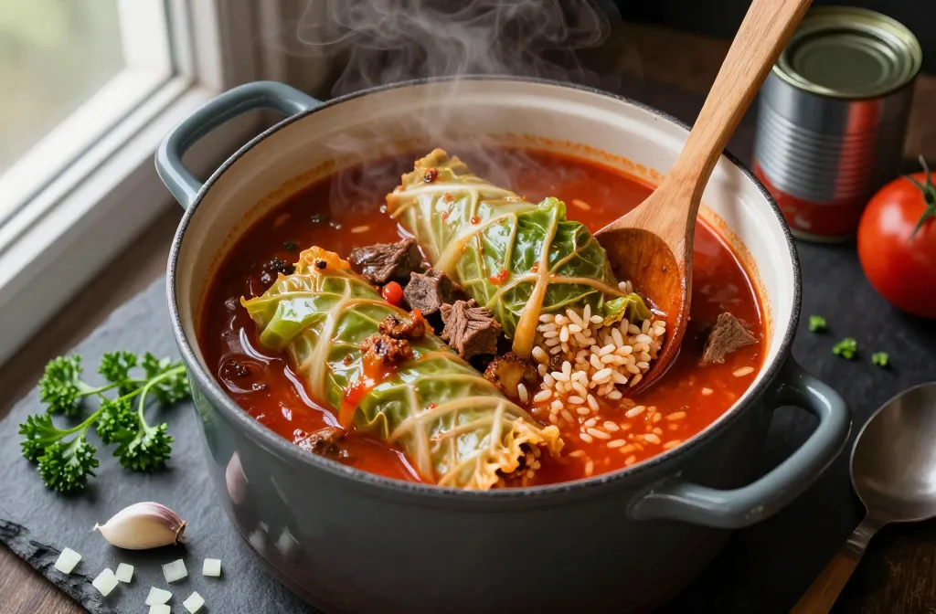 Crockpot Cabbage Roll Soup That Practically Cooks Itself