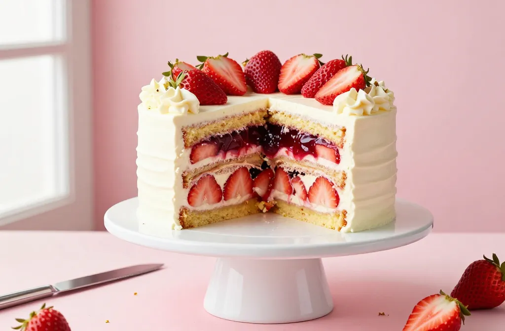 Viral 6 Strawberry Cake Filling Ideas for Extra Flavor