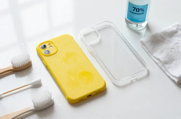 How to Clean Clear Phone Case and Beat the Yellow Gunk