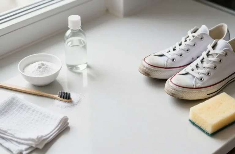 How to Clean White Converse Fast with Kitchen Basics