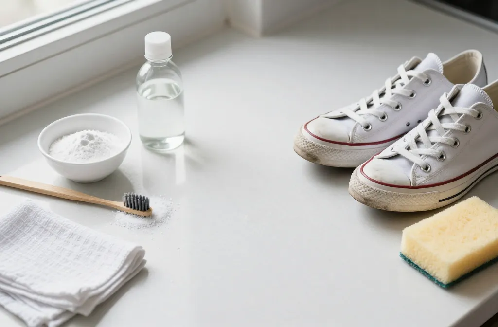 How to Clean White Converse Fast with Kitchen Basics