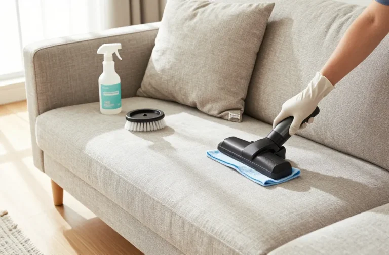 How to Clean Couch Fabric Fast and Like a Pro