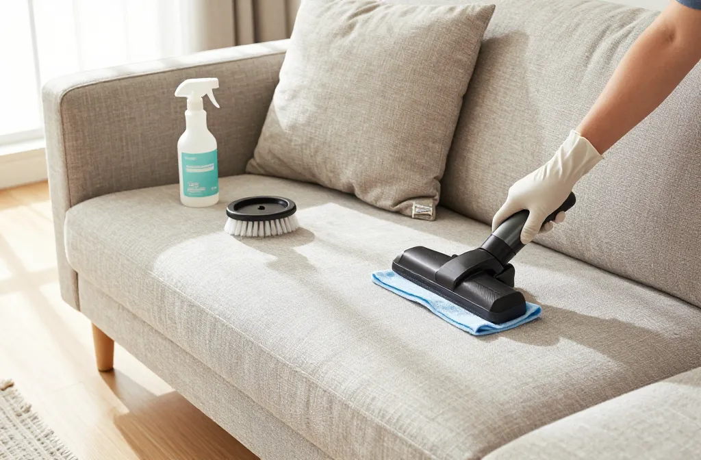 How to Clean Couch Fabric Fast and Like a Pro