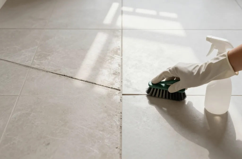 Shockingly Easy How to Clean Grout on Tile Floors
