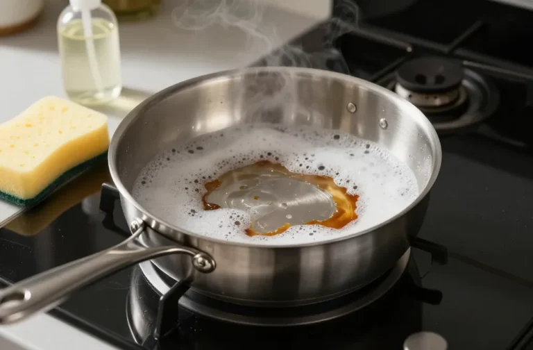 How to Clean Stainless Steel Pans Without Scrubbing