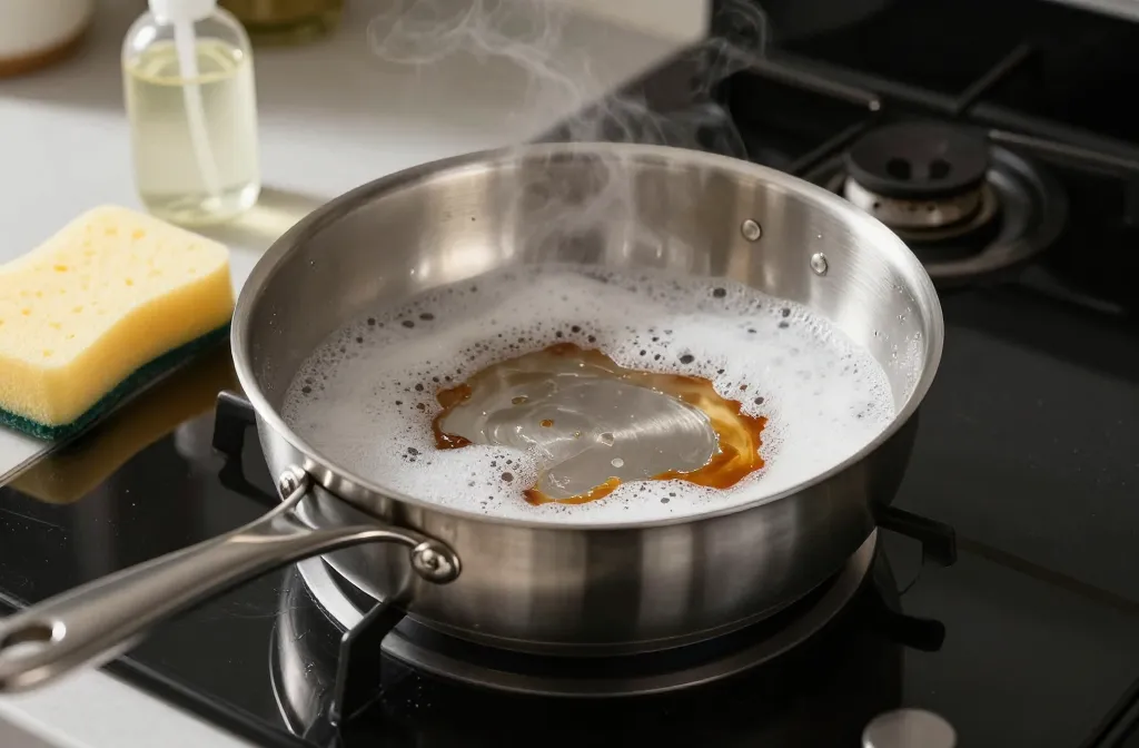 How to Clean Stainless Steel Pans Without Scrubbing