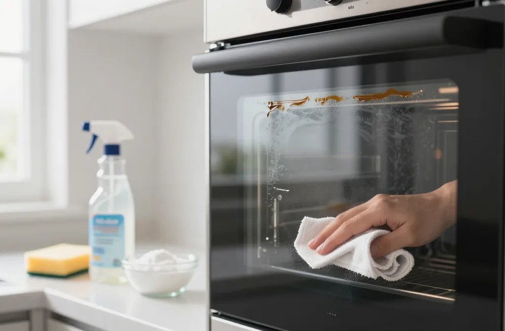 How to Clean Oven Glass Door Fast Without Harsh Fumes