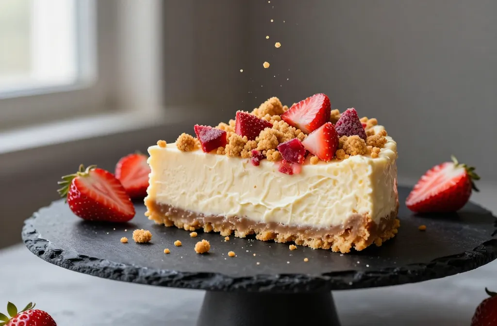Strawberry Crunch Cheesecake That Steals the Spotlight