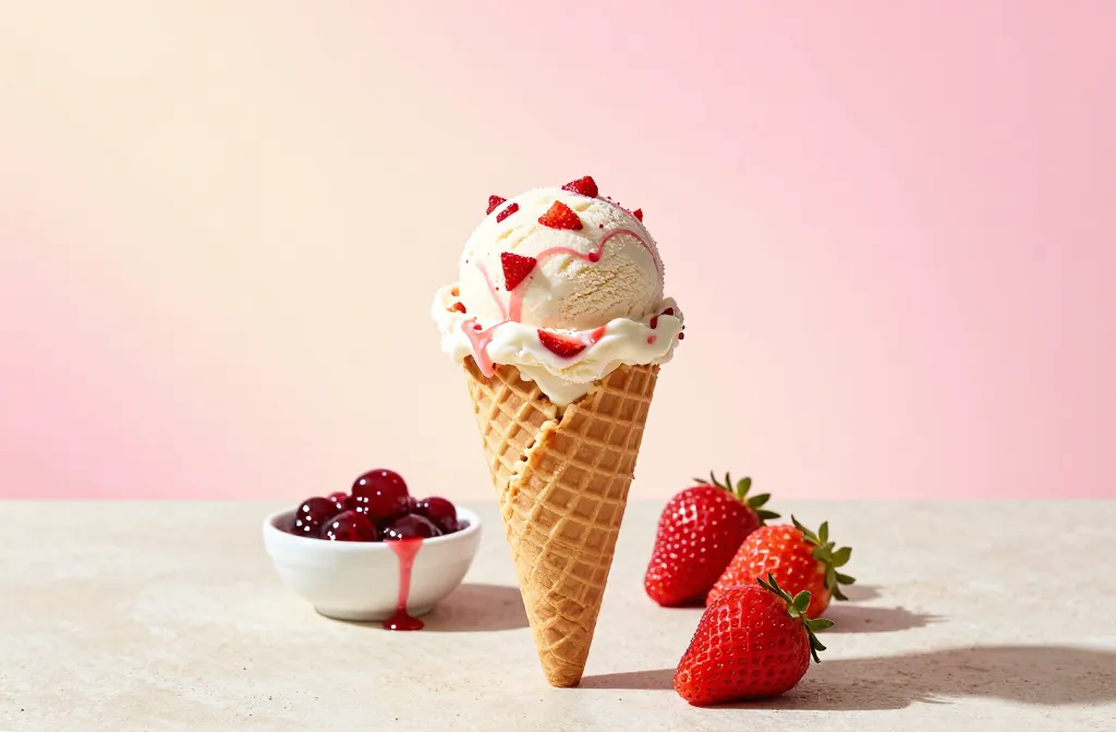 Ice Cream Strawberry That Steals the Show Every Time