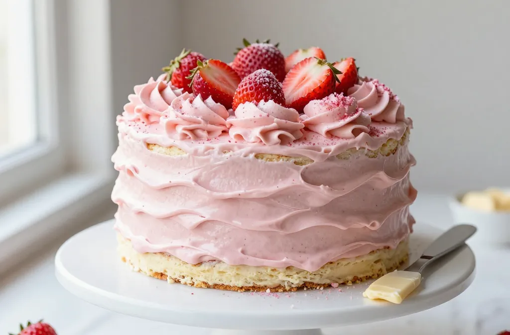 Strawberry Frosting That Actually Tastes Like Strawberries