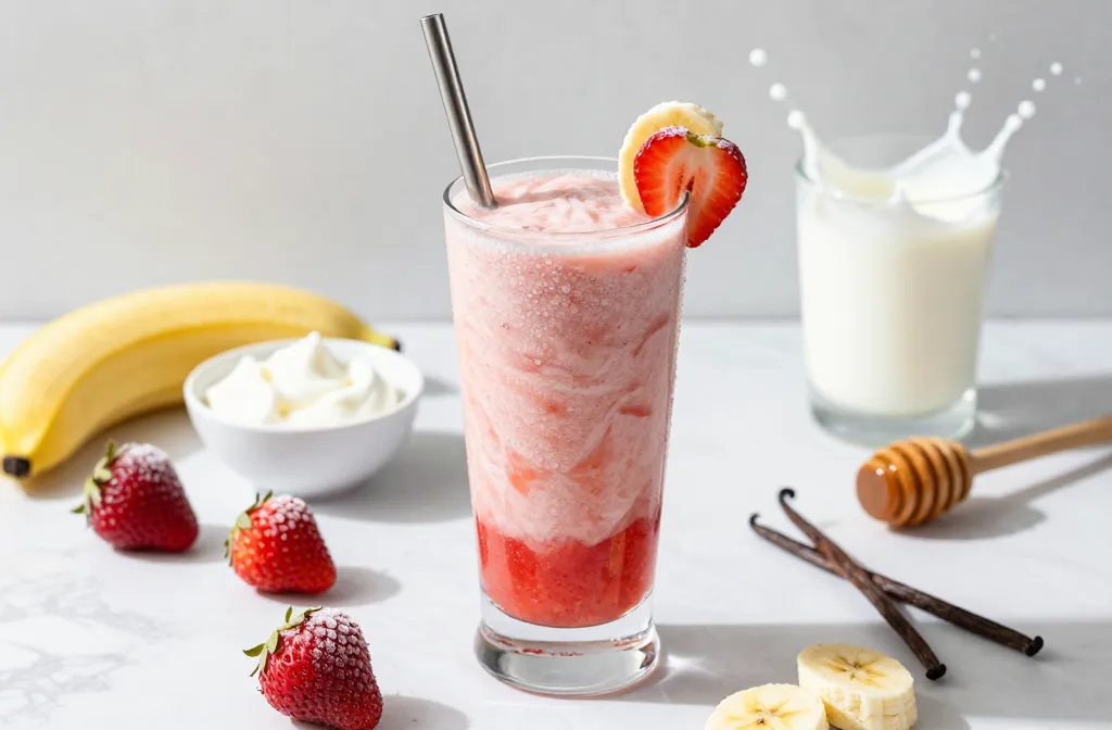 Irresistibly Creamy Strawberry Banana Smoothie Recipe